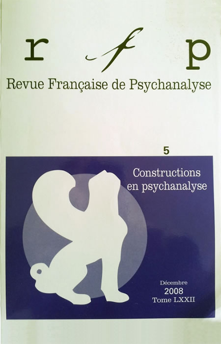 Revue Française de Psychanalyse kapak